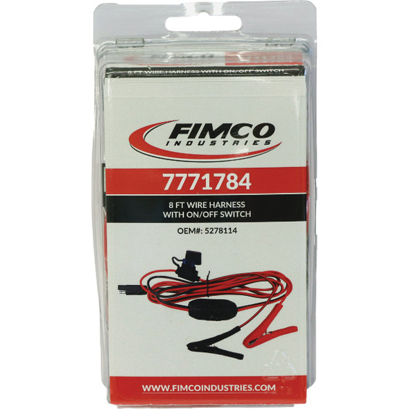 Fimco 96 In. Lead Wire Assembly Alligator Clips