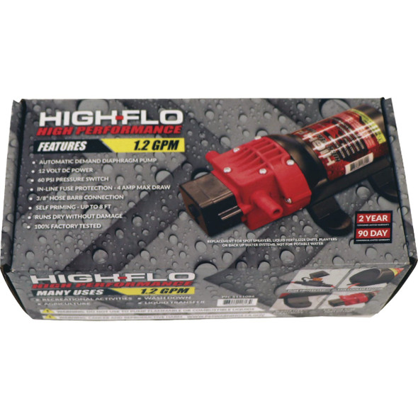 Fimco 1.2 GPM 60 psi High Flo High Performance Pump Fimco 1.2 GPM 60 psi High Flo High Performance Pump