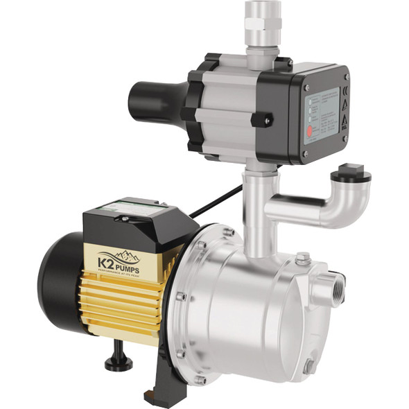 K2 3/4 HP Stainless Steel Automatic Booster Pump WPS07505PCK