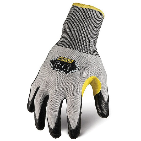 Knit Gloves, Cut Level A3 ,Polyurethane ,Smooth ,3XL 1 PR