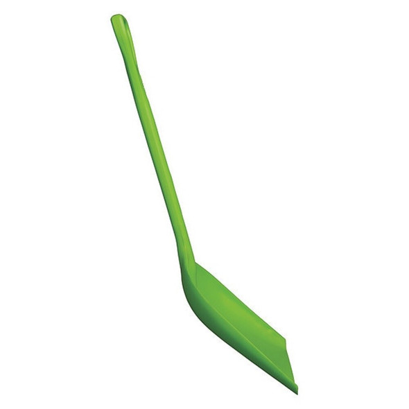 Hygienic Square Point Shovel, Polypropylene Blade, 28 in L, Lime Green  698277