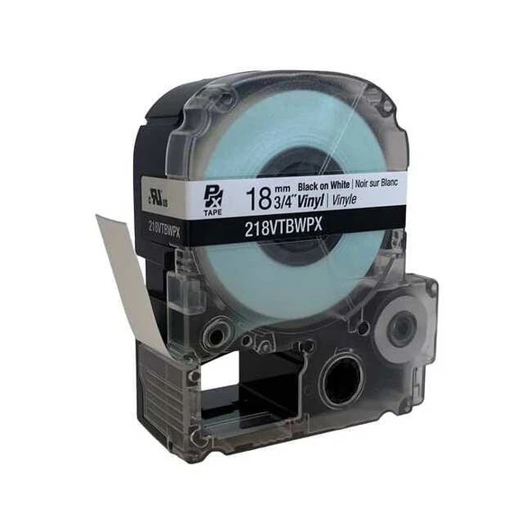 Epson Label/RibbonCartridge,White,Matte,3/4inW 61UM89