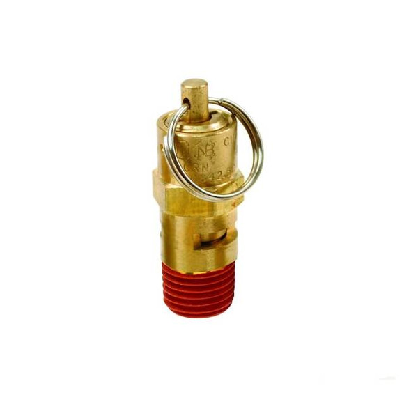 Viair Hi-Temp Rated Safety Valve,1/4"M,NPT,205 92205
