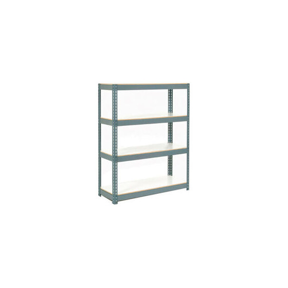Global Industrial 4 Shelf Standard Duty Boltless Shelving Starter 36""Wx18""Dx60