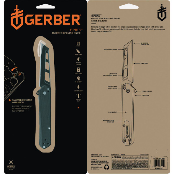 Gerber Spire 2.93 In. Assisted Opening Knife 31-004130