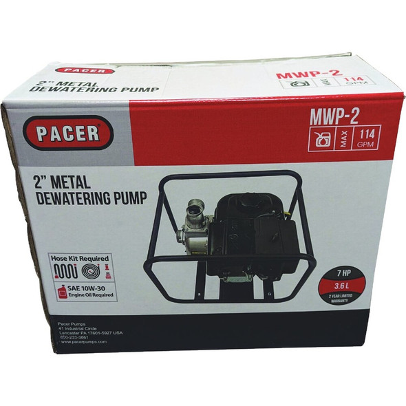 Pacer M Series 7 HP Gas Engine Metal Pump MWP-2 464527