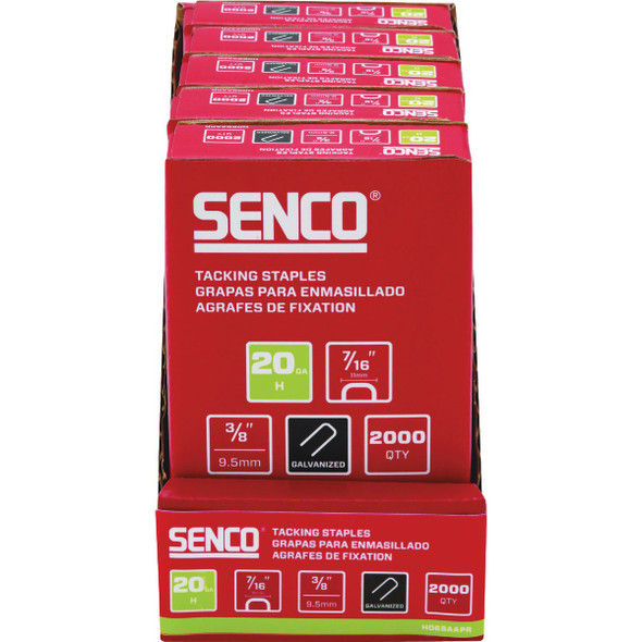 Senco 1k 20g 7-16x3-8" Staples H06BAAPR 385606
