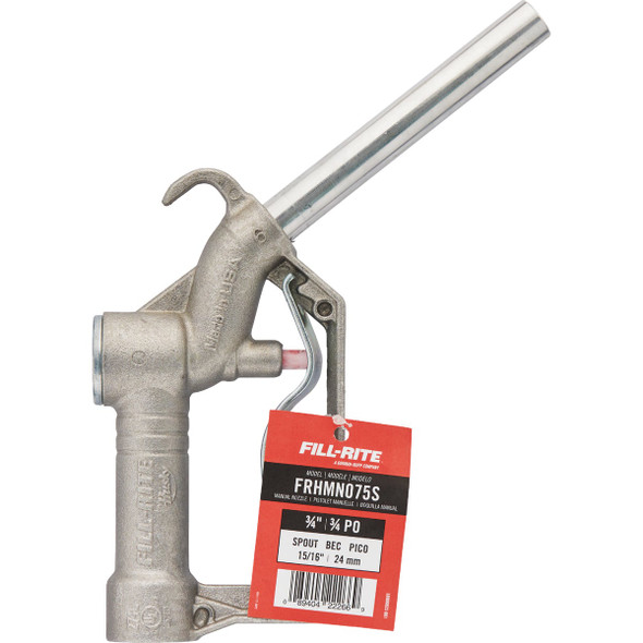 Fill-Rite 3-4 In. Aluminum Manual Nozzle FRHMN075S 597686
