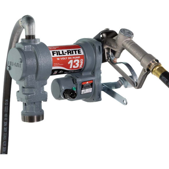 Fill-Rite 12V DC Fuel Transfer Pump with Nozzle SD1202H