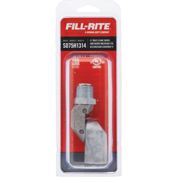 Fill-Rite 3/4 In. Multi-Plane Fuel Transfer Swivel