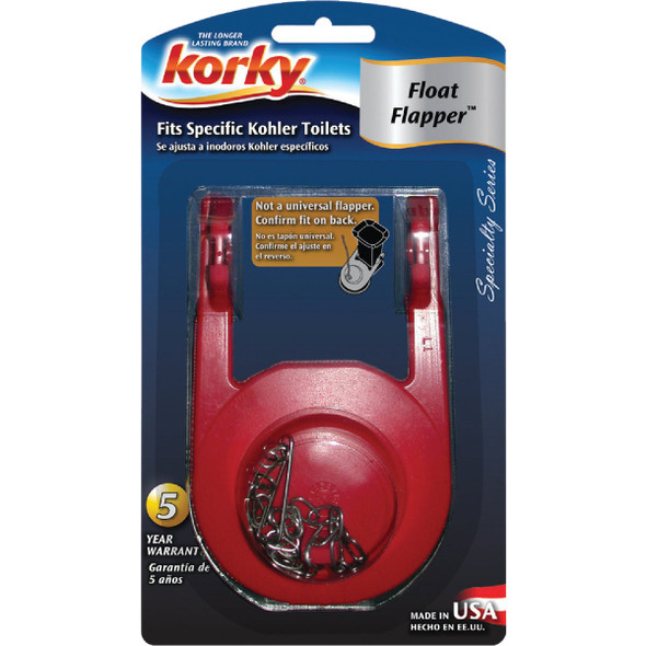 Korky Kohler Rialto Rubber Float Flapper for 1-Pc. Toilet Korky Kohler Rialto Rubber Float Flapper for 1-Pc. Toilet
