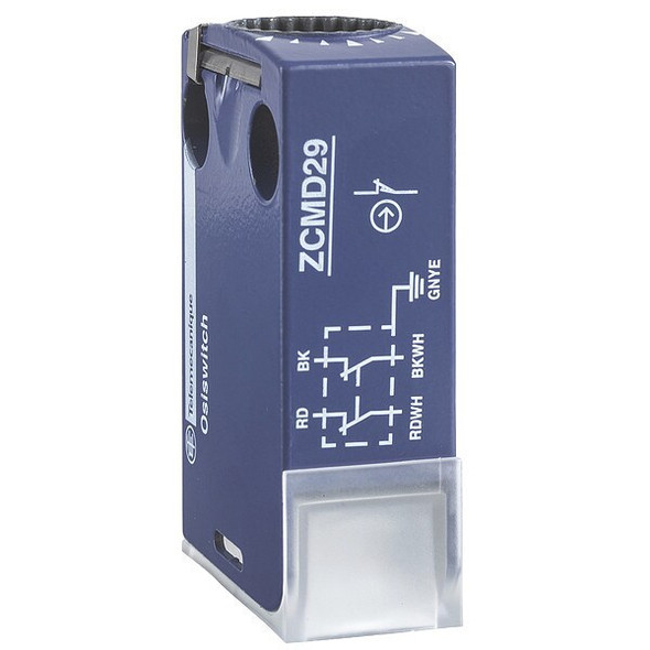 Telemecanique Sensors MiniLimitSwtchBody,PlugIn,Metal,1NO/1NC ZCMD25