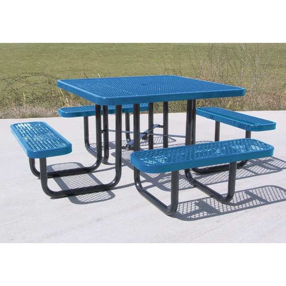 Manufacturer Varies ADA Picnic Table,80 in L,Green 4HUR4