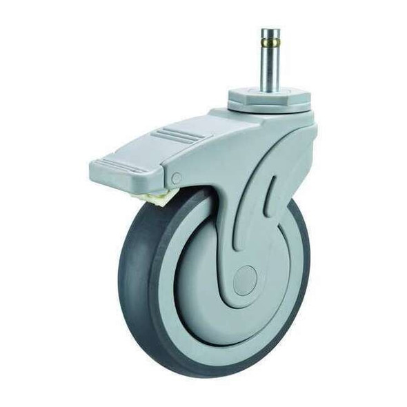 Swivel Stem Cstr w/Totl Lock,4 in,275 lb