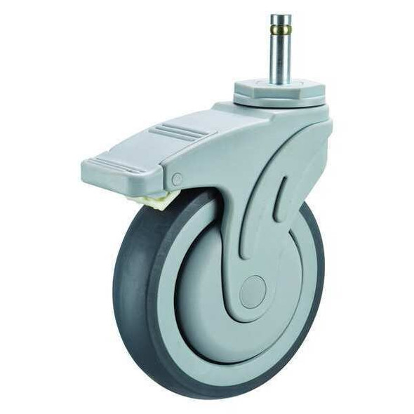 Swivel Stem Cstr w/Totl Lock,4 in,275 lb