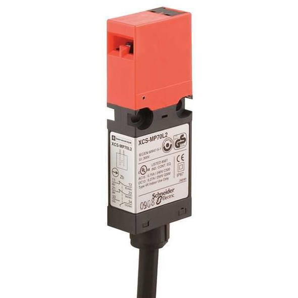 Telemecanique Sensors SafetyInterlockSwitch,Polyamide,1NO/1NC XCSMP59L2 Telemecanique Sensors SafetyInterlockSwitch,Polyamide,1NO/1NC XCSMP59L2