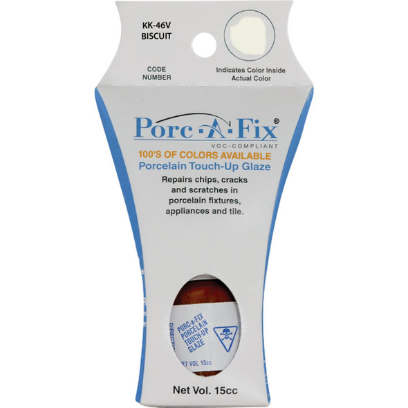 Fixture-Fix Porc-A-Fix Kohler Biscuit Porcelain Touch-up Paint, 15cc KK-46V