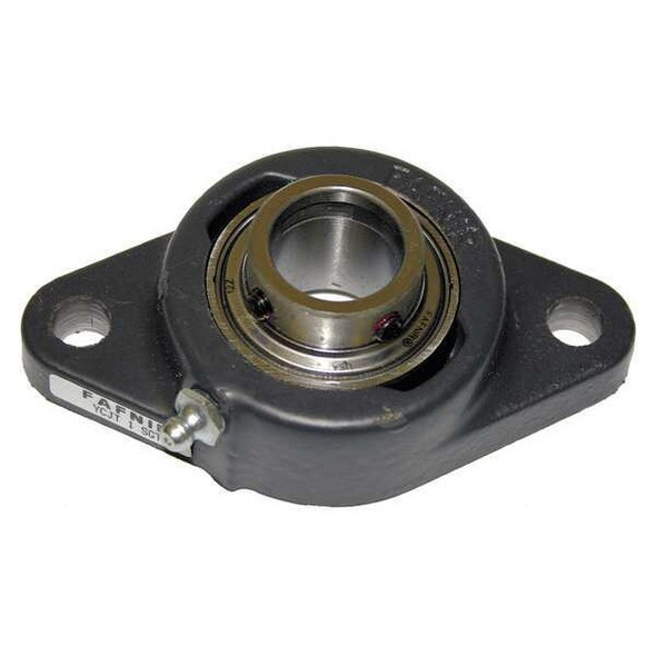 Timken Flange Bearing, 2-Bolt, Ball, 1-7/16" Bore YCJT 1 7/16 SGT