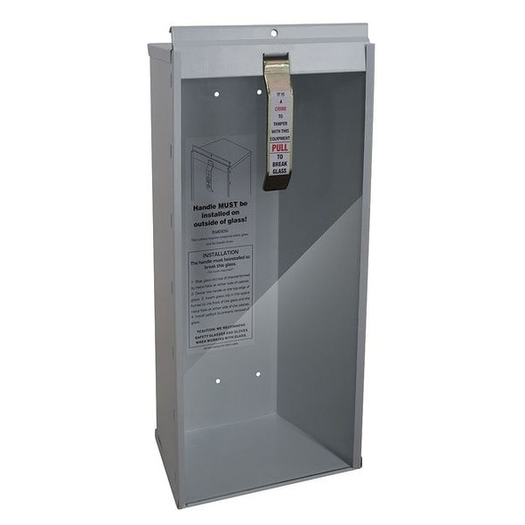 Manufacturer Varies Fire Extinguisher Cabinet,White,Steel 1RK37