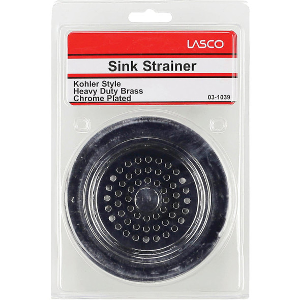 Lasco 3-1/2 In. Chrome Heavy-Duty Basket Strainer Assembly for Kohler Lasco 3-1/2 In. Chrome Heavy-Duty Basket Strainer Assembly for Kohler