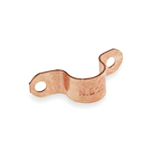 Manufacturer Varies Tube Strap,Two-Hole,Copper,PK5 U624 1/4