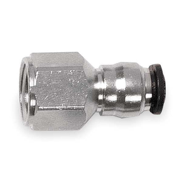 Aignep Usa Female Connector,4mm Tube Sz,Brass,PK5 50030N-4-1/8-PK5