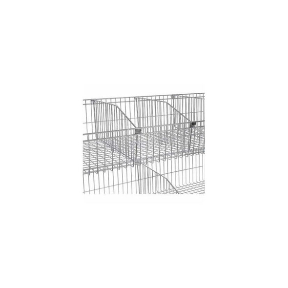 Nexel Wire Shelf Basket Divider 24""D x 10""H