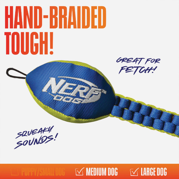 Nerf Dog 25 In. Nylon Squeak Vortex Chain Tug 5886 746766