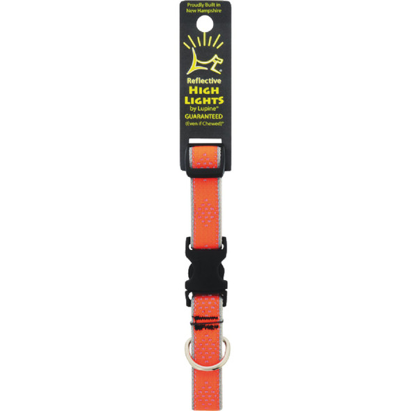 Lupine HL 3/4 In. Reflective Orange Diamond 9 to 14 In. Adjustable Collar 48301