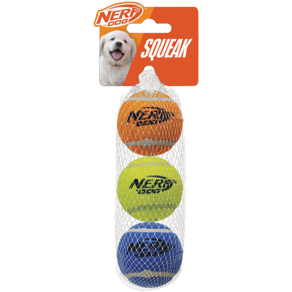 Nerf Dog 2 In. Squeak Tennis Ball (3-Pack) 5099
