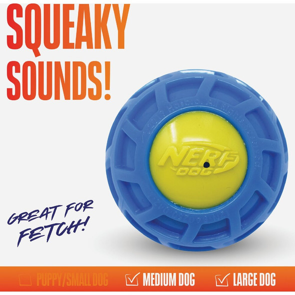 Nerf Dog 3 In. TPR EXO Micro Squeak Ball 6024 729061