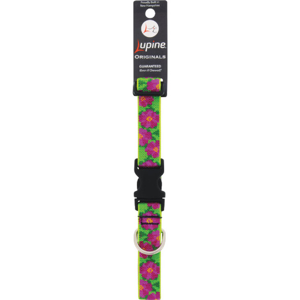 Lupine 1 In. Woven Pattern Petunias  12 In. to 20 In.  Adjustable Collar 22252