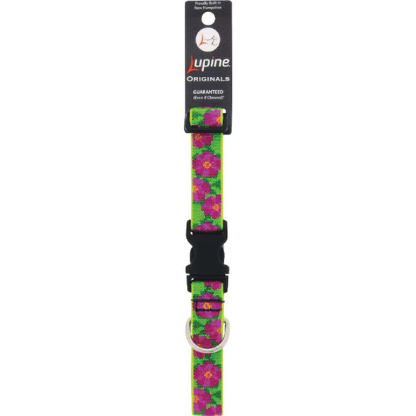 Lupine 1 In. Woven Pattern Petunias  12 In. to 20 In.  Adjustable Collar 22252