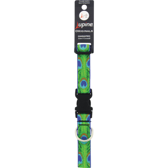 Lupine 1 In. Woven Pattern Tail Feather 12 In. to 20 In.  Adjustable Collar