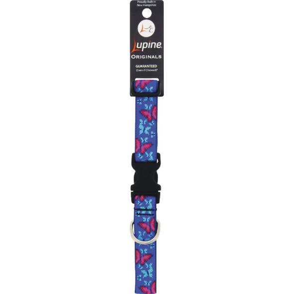 Lupine 1 In. Woven Pattern Social Butterfly 12 to 20 In. Adjustable Collar 54052