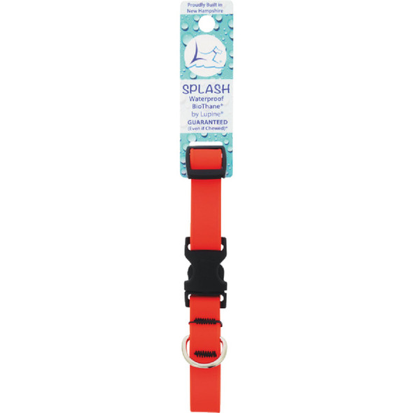 Lupine 3/4 In. Waterproof Neon Orange 9 to 14 In. Adjustable Collar 28501