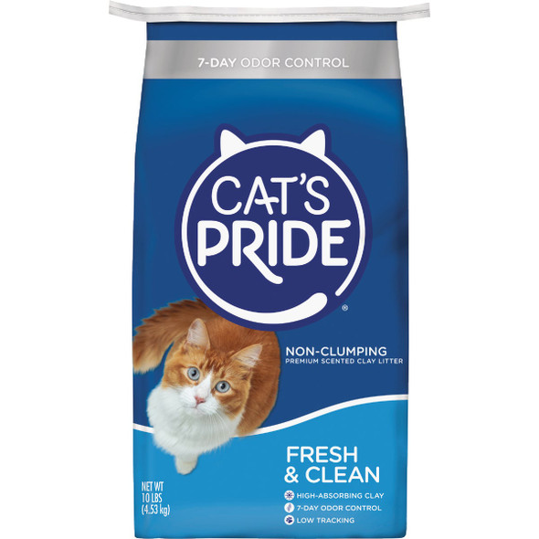Cat's Pride 10 Lb. Fresh & Clean Non-Clumping Cat Litter C48513