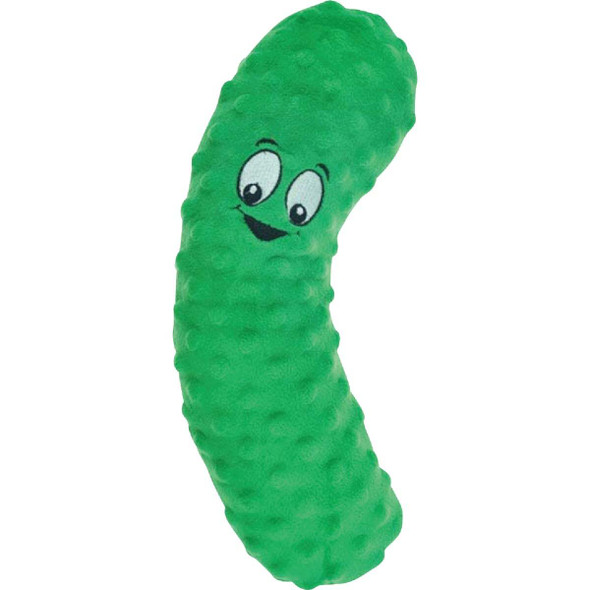 Boss Pet Chomper Food Junkeez Plush Pickle Small Dog Toy ZD2200 12 25