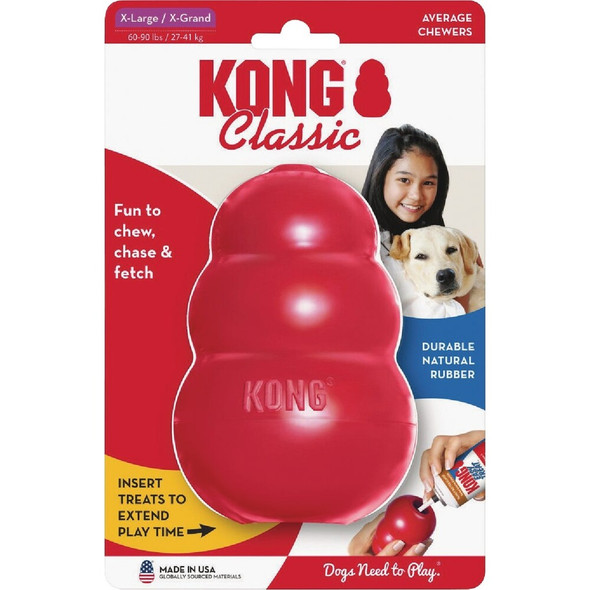 Kong Classic XL Dog Chew Toy, 60 to 90 Lb. KO-KXL 736361