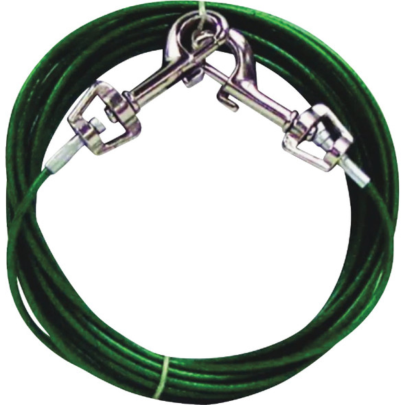 Boss Pet Guardian Gear Small Dog Swivel Snap Dog Tie-Out Swivel Snap, 20 Ft.