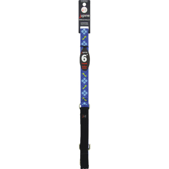 Lupine 1 In. x 6 Ft. Woven Pattern Dapper Dog Leash 41859