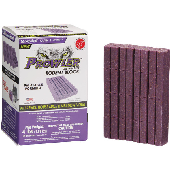 Prowler 4 Lb. All-Weather Rodent Block 22465