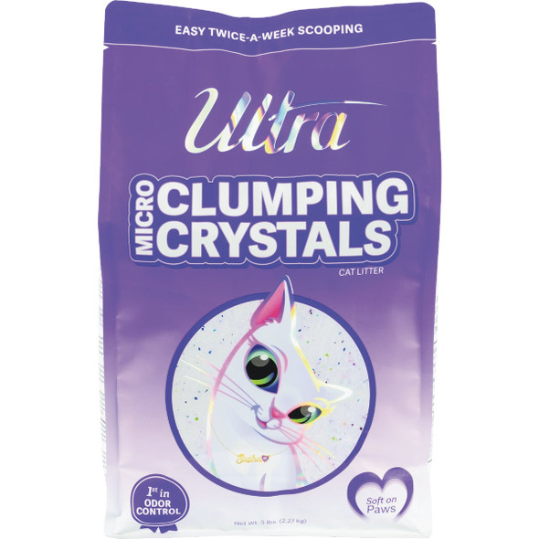 Ultra Pet 5 Lb. Micro Clumping Crystals Cat Litter 85300
