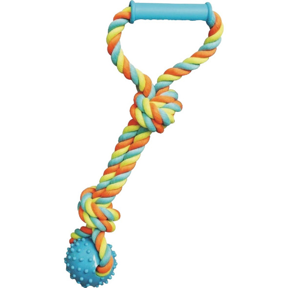 Boss Pet Chomper Rope Tugger with Spike Ball & Handle WB15520
