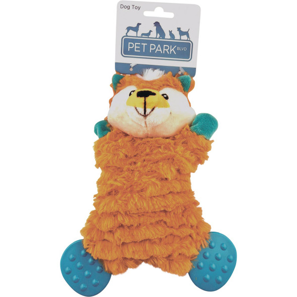 Boss Pet Pet Park Blvd Flatties Fox Dog Toy Boss Pet Pet Park Blvd Flatties Fox Dog Toy