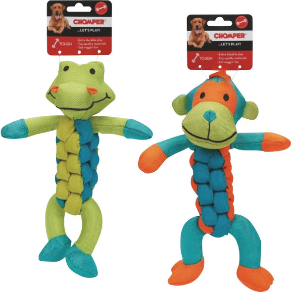 Boss Pet Chomper Twisterz Ballistic Braided Dog Toy WB11657M-9 735171