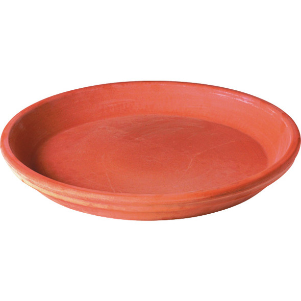 Deroma 2 In. Red Terracotta Clay Standard Saucer 87071PZ