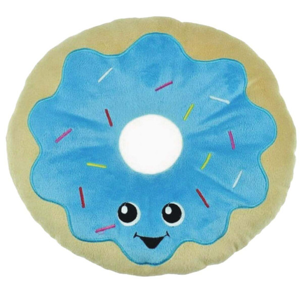 Boss Pet Chomper Food Junkeez Plush Donut Small Dog Toy ZD2217 12 21