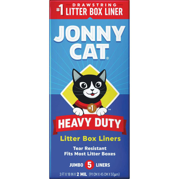 Jonny Cat Disposable Jumbo Litter Box Liner (5-Pack) C00154