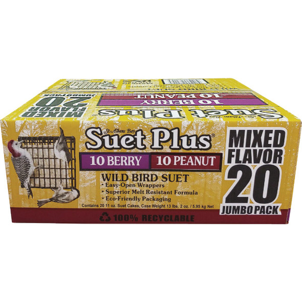 Suet Plus Berry & Peanut Suet (20-Pack) 282
